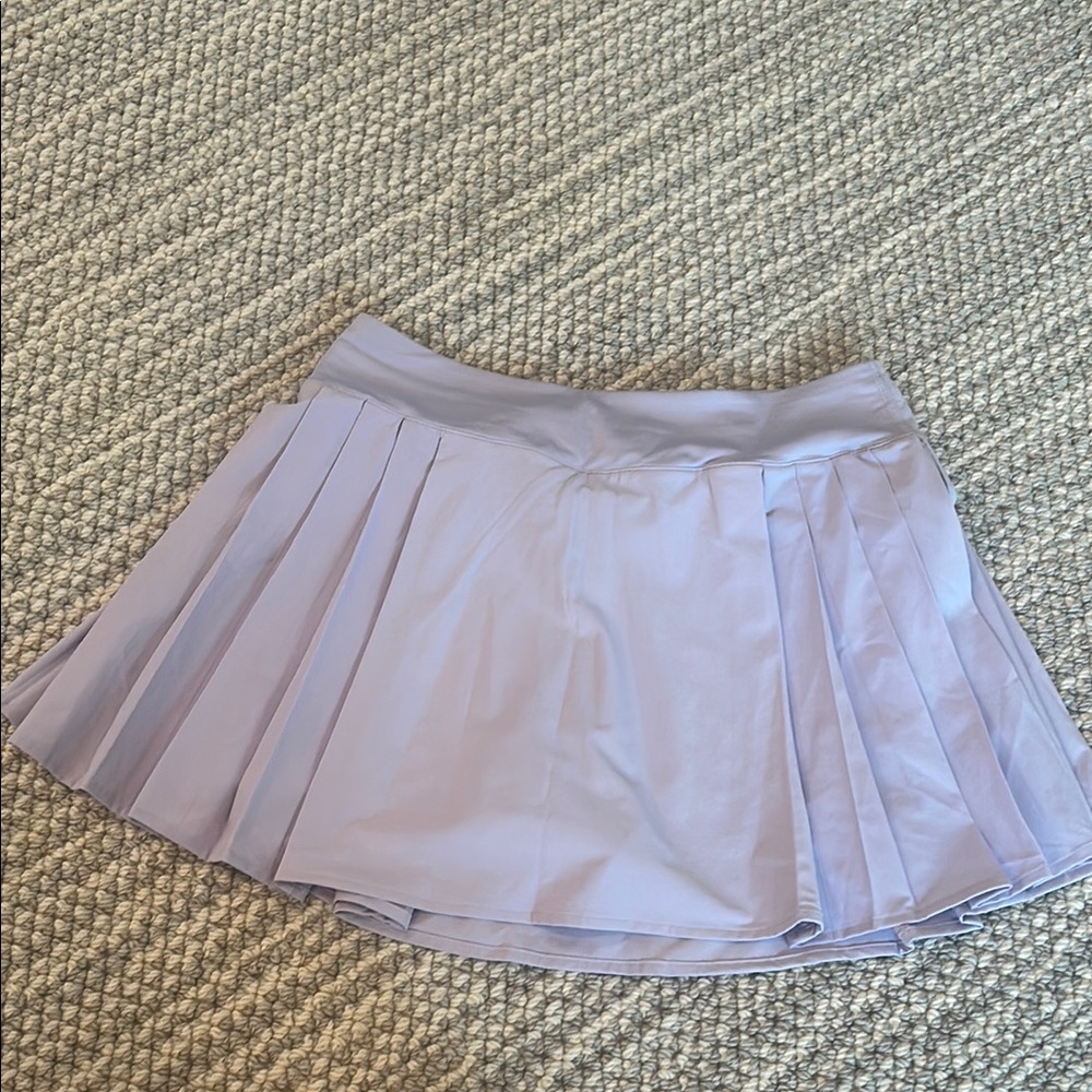 Lululemon Side Pleat High-Rise Purple Tennis Skirt